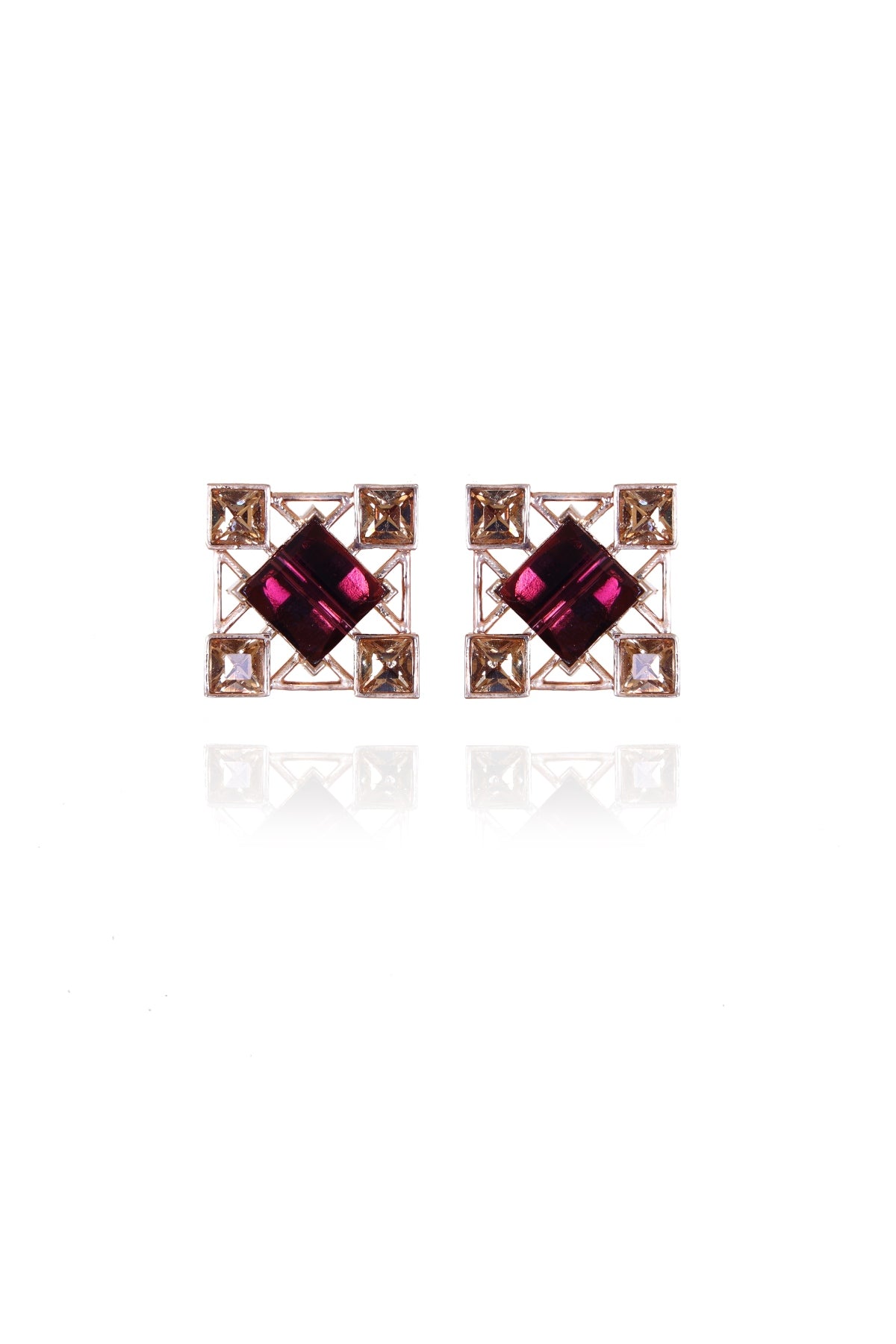 Buy Swarovski Stone Studs For Women Online at ScrollnShops
